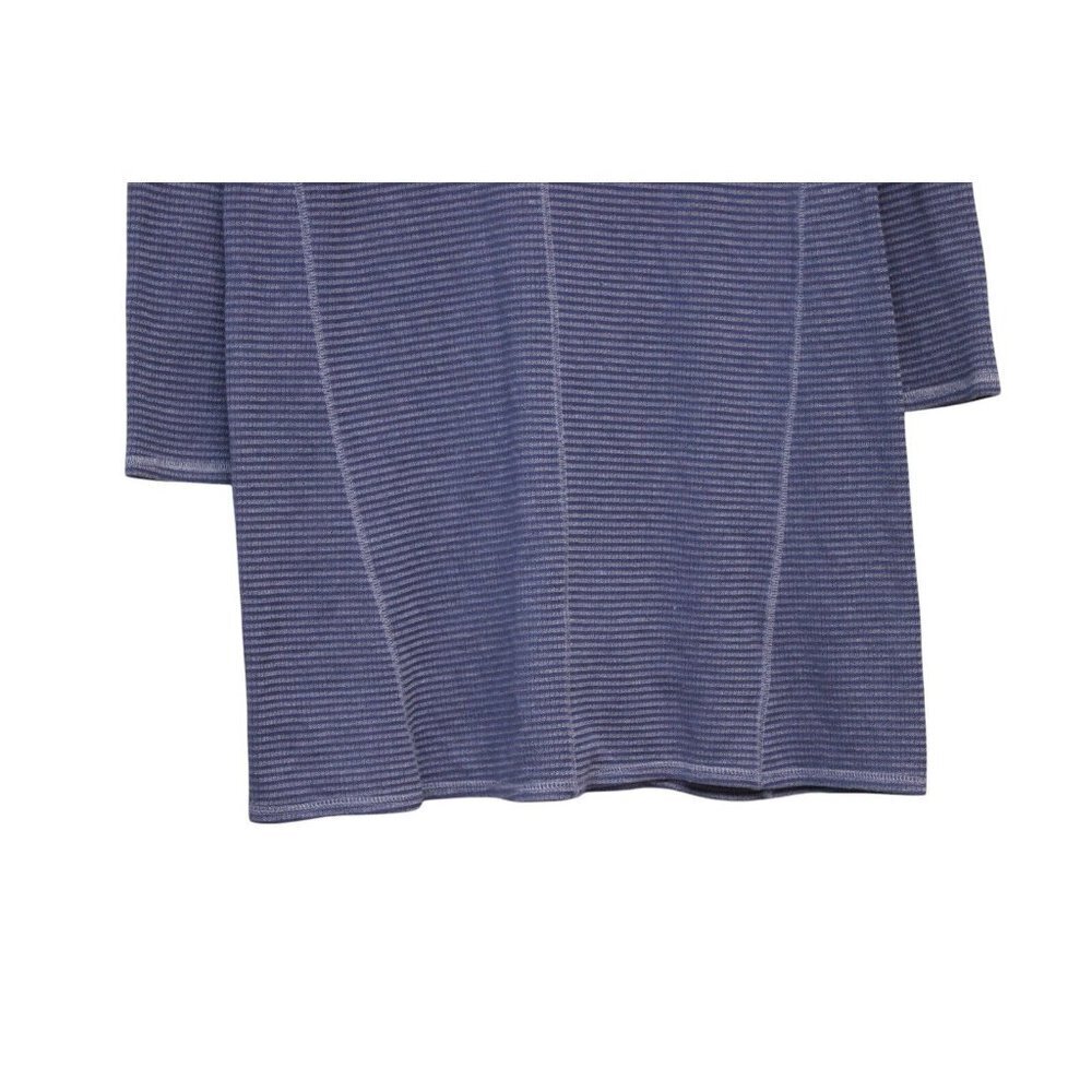 J Jill Sweater Dress Size Small Long Sleeve Blue Striped Cotton Casual Boho - Picture 4 of 13